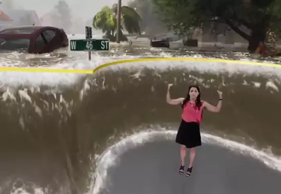 Jak wygląda fala powodziowa? Przerażająca animacja pokazuje możliwe skutki huraganu Florence