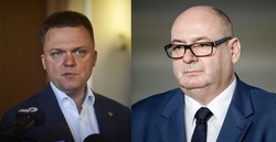 Kłótnia Hołowni i Zgorzelskiego. Kto ma "mentalność kreta"? A kto "mentalność ciecia"?