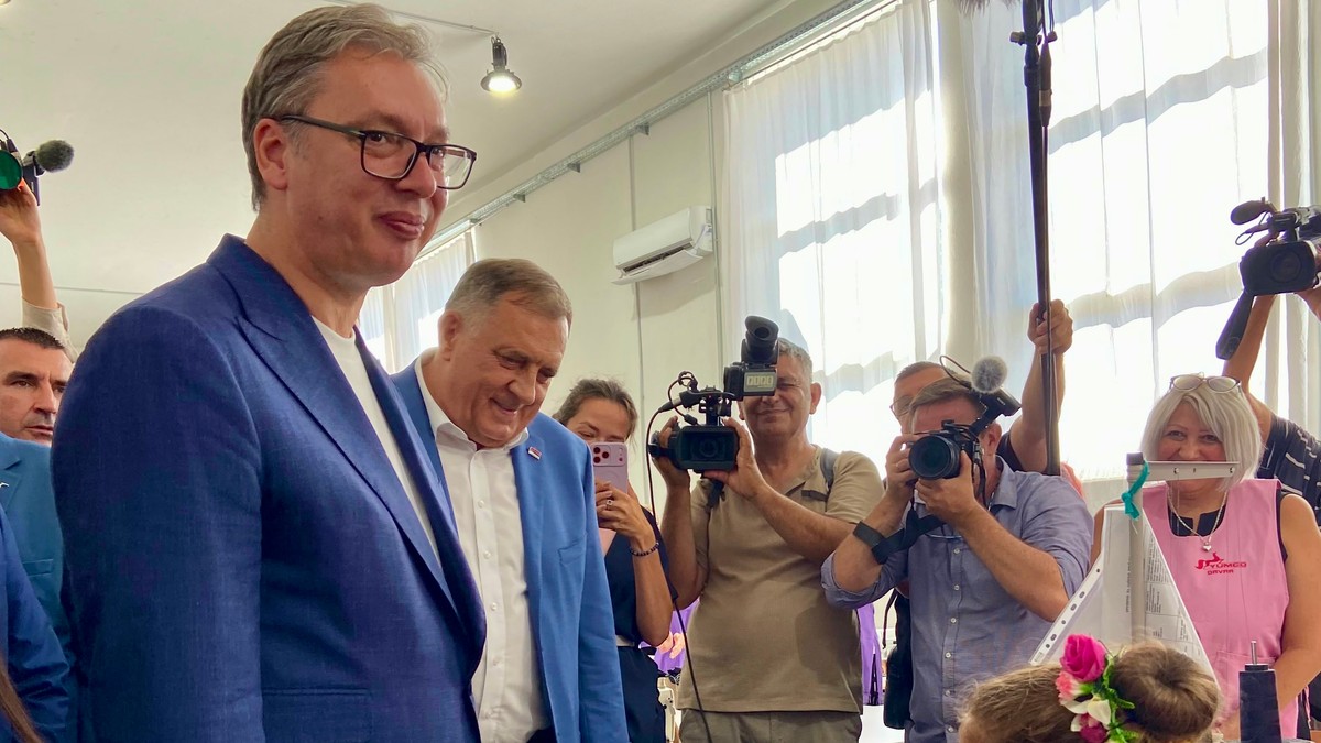 Vučić i Dodik u Drvaru