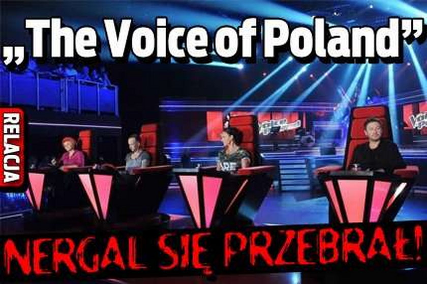 "The Voice of Poland". Nergal się przebrał! Relacja