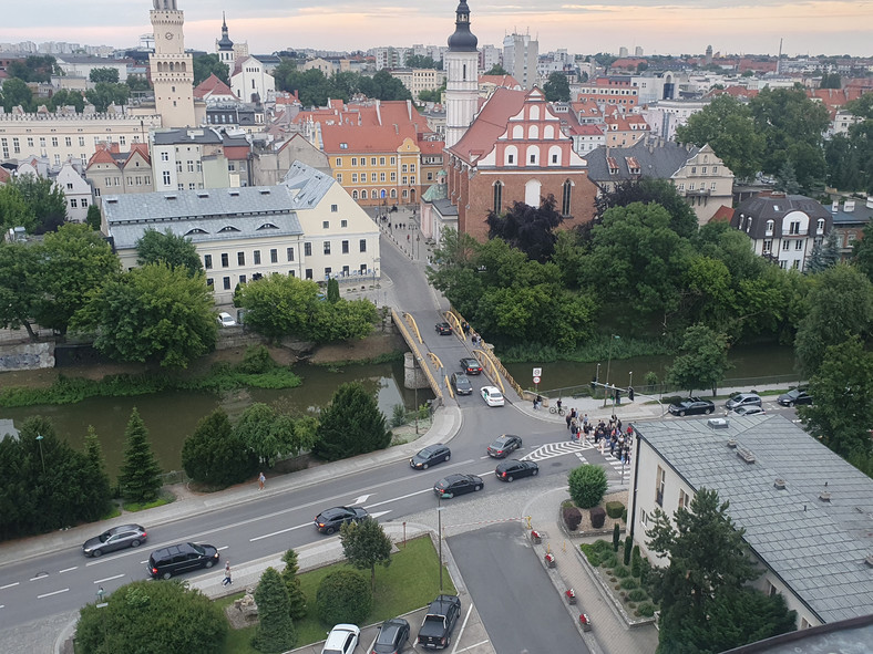 Opole widziane z Wieży Piastowskiej