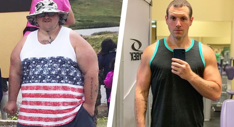 This Guy Fixed His Diet and Lost 180 Pounds