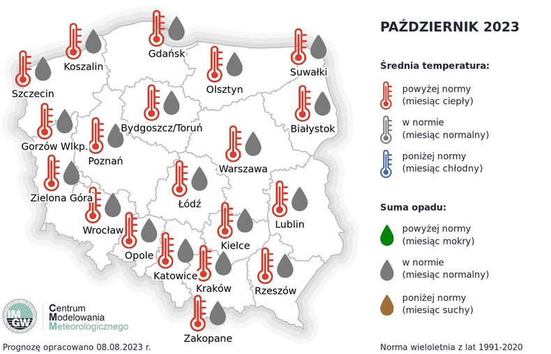 Październik ma być kolejnym ciepłym miesiącem jesieni