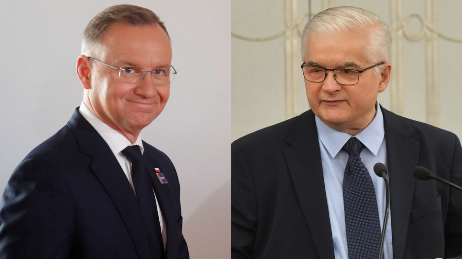 Od lewej: Andrzej Duda i Włodzimierz Cimoszewicz