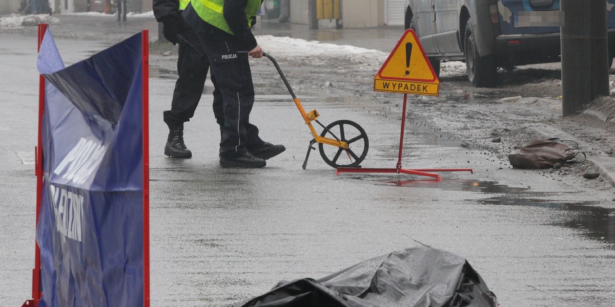 Śmiertelny wypadek w Łodzi