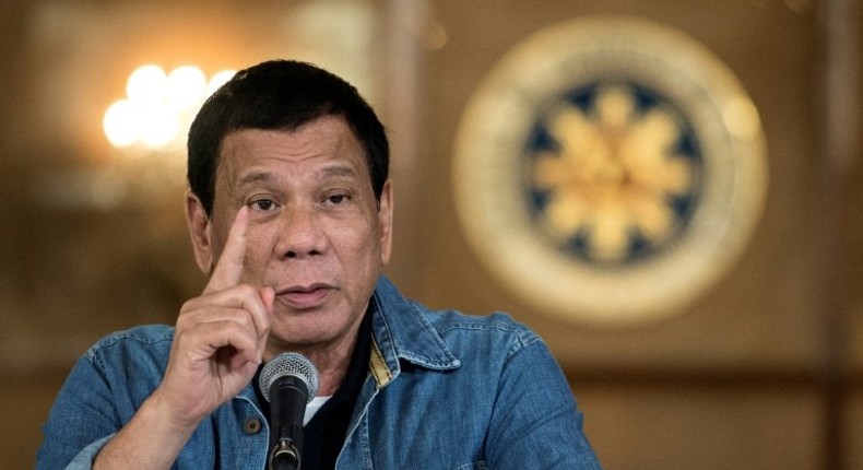 Philippine President Rodrigo Duterte has previously said that nearly 40 percent of the police force engage in illegal activities