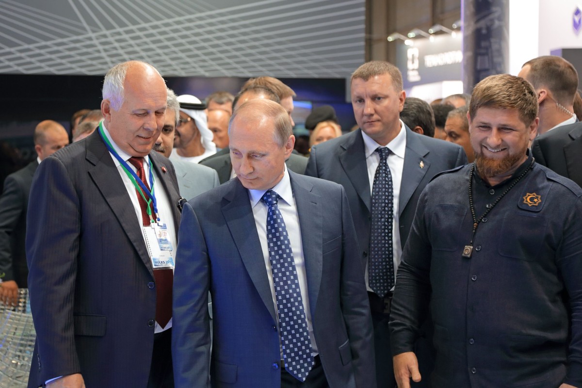 Władimir Putin i Ramzan Kadyrow