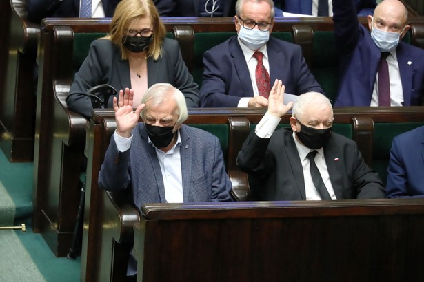 Jarosław Kaczyński i Ryszard Terlecki