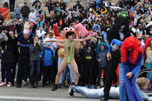 harlem shake flash mob w szczecinie