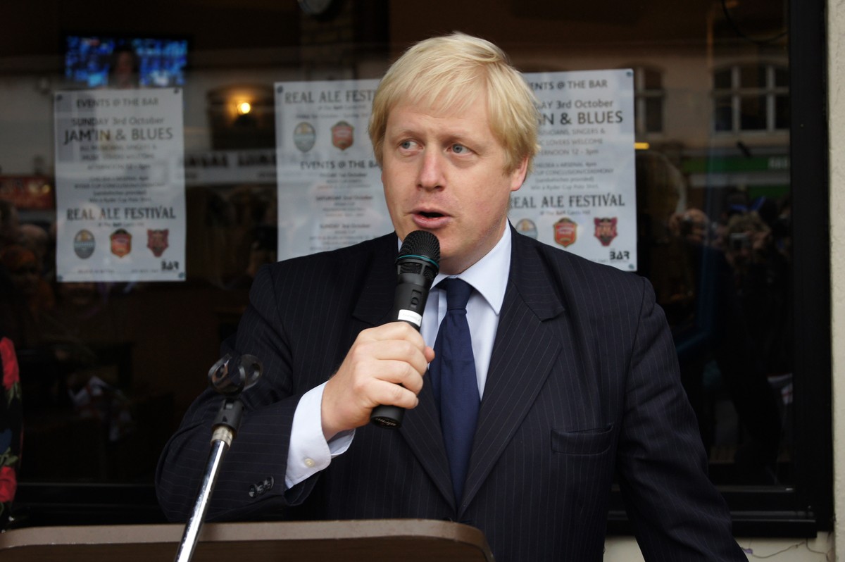 Burmistrz Londynu Boris Johnson