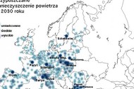 zanieczyszczenie powietrza mapa