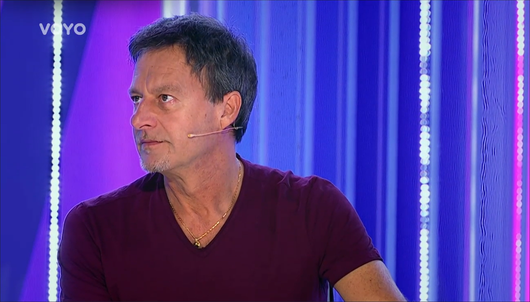 Porotca Paľo Habera v šou SuperStar. 