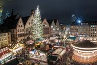 Frankfurt Poczdam Berlin dekoracje iluminacja Boże Narodzenie