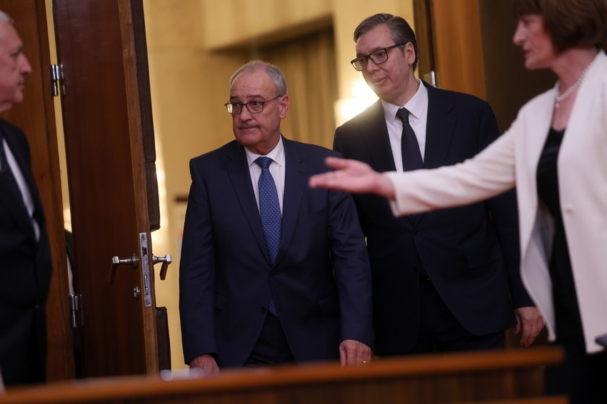 Poseta predsednika Švajcarske Konfederacije Gi Parmelana 