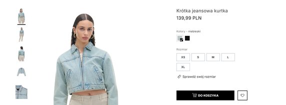 Kurtka jeansowa z Cropp