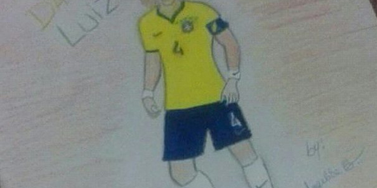 Mały David Luiz