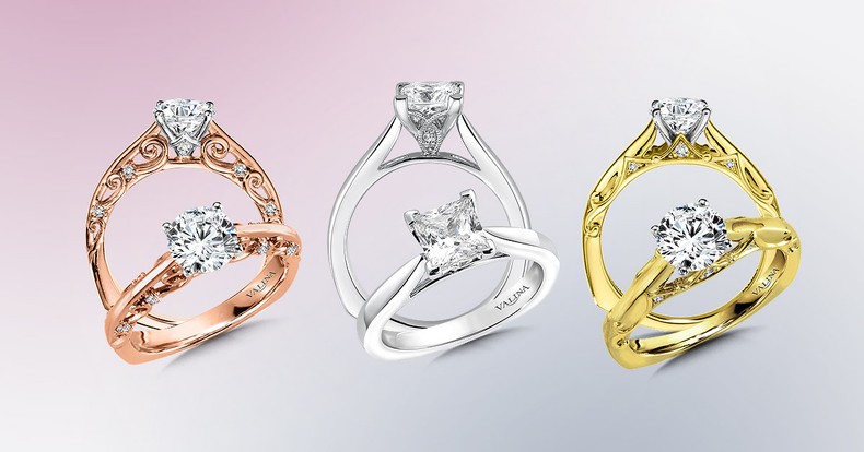 Wedding rings can be made from different materials [Valina Bridal]