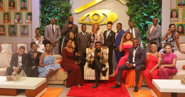 Ebuka Obi-Uchendu and 19 ex-housemates of BBNaija Double Wahala ready for Big Brother Naija Reunion show [Twitter/Big Brother Naija] 