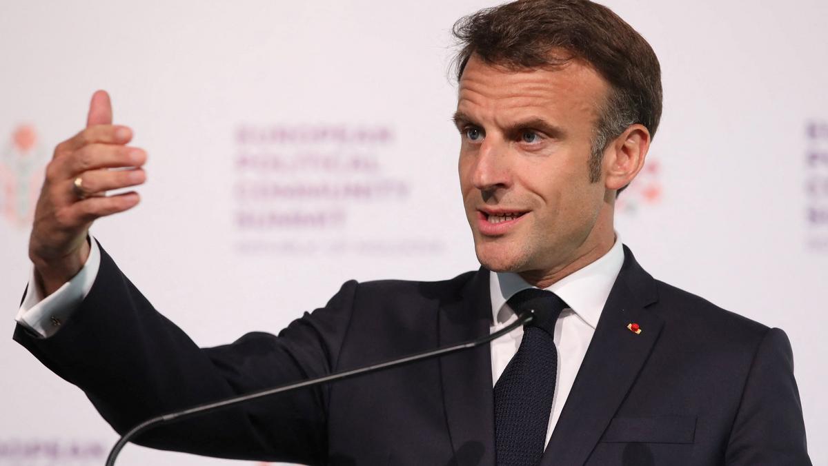 Prezydent Francji Emmanuel Macron