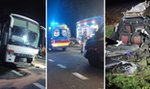 Tragedia 20-latka pod Siedlcami. Zderzył się z autobusem