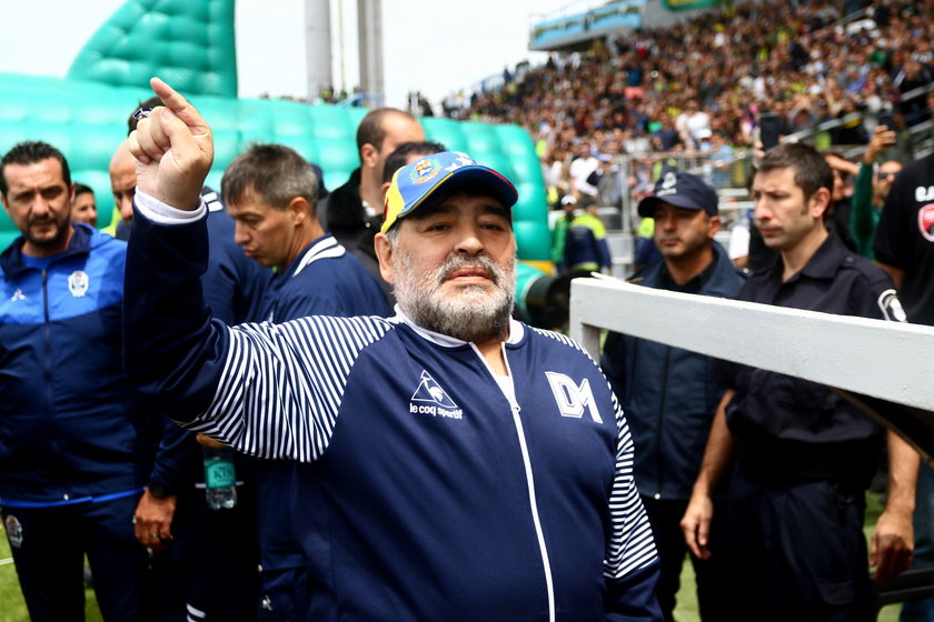 Maradona fiknął kozła podczas meczu