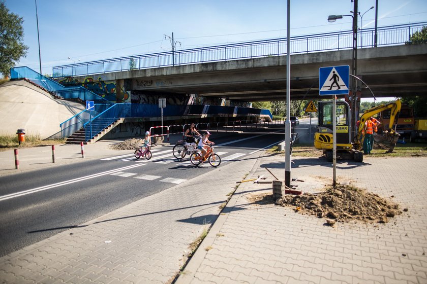 Odnowione połączenie wartostrady z Drogą Dębińską