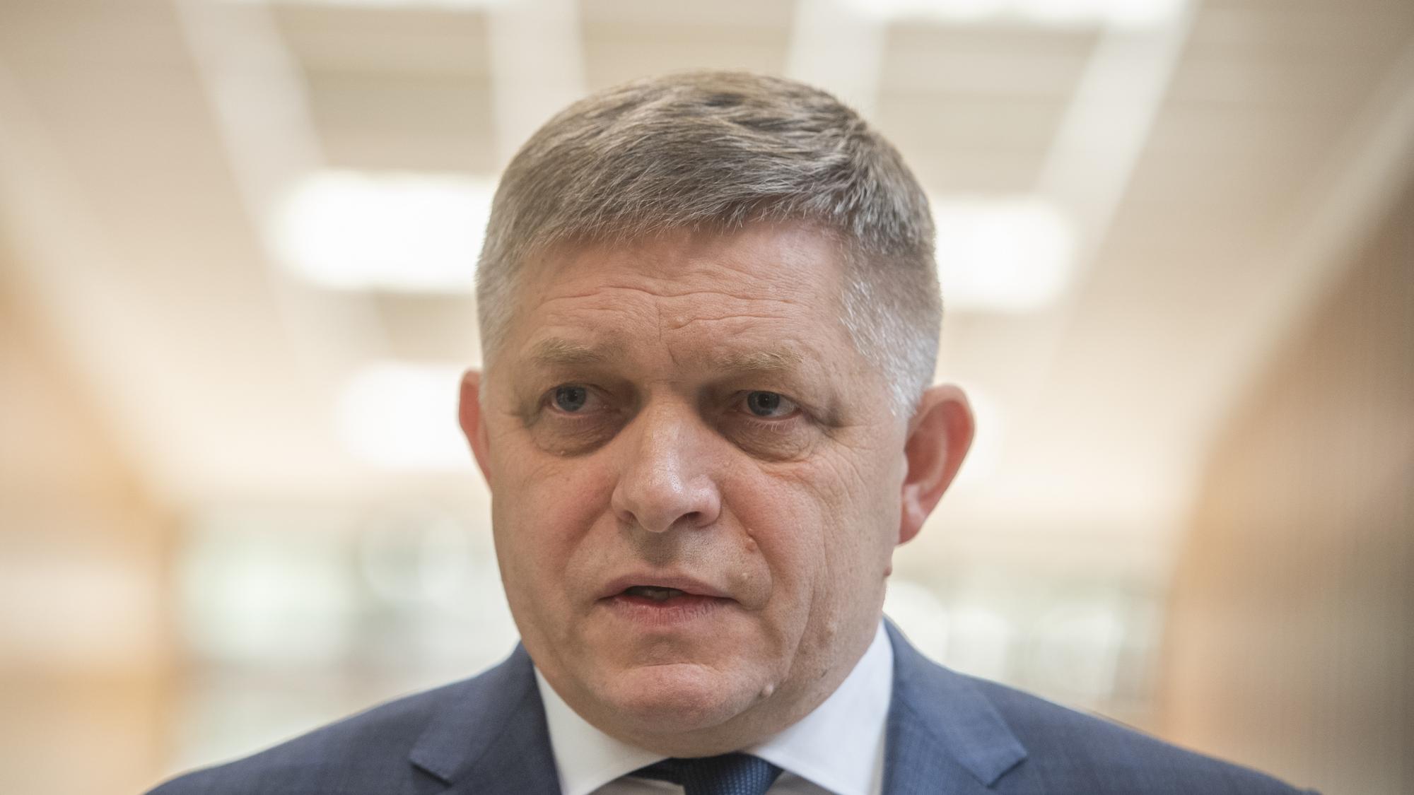 Premiér SR Robert Fico (Smer-SD).