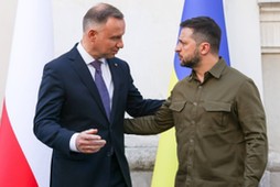 Prezydenci Andrzej Duda i Wołodymyr Zełenski