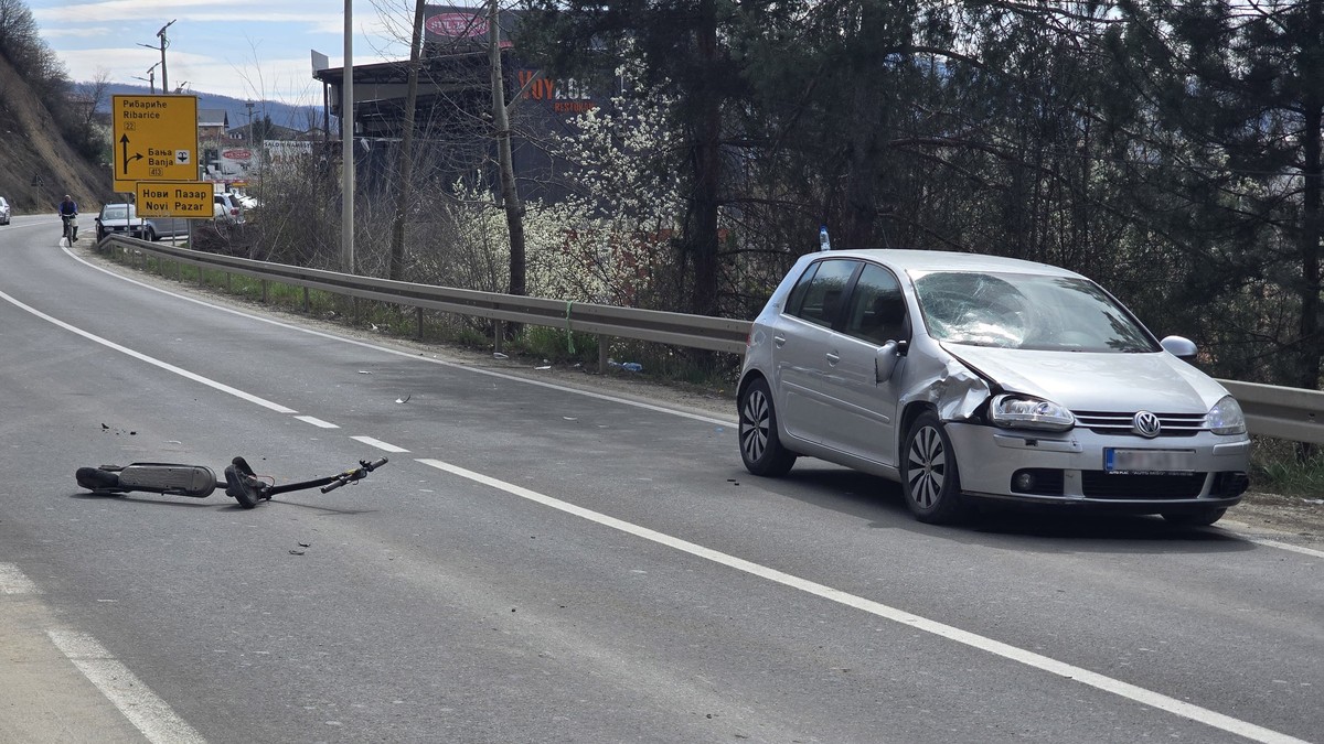 Saobraćajna nezgoda na magistralnom putu kod Novog Pazara