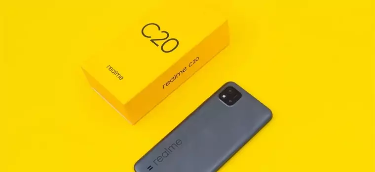 Realme C20 oficjalnie. Smartfon kusi pojemną baterią