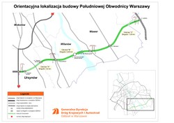 Tunel pod Ursynowem i nowy most. Jest umowa na kolejną część obwodnicy Warszawy [MAPA]