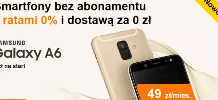 Orange wprowadza do oferty smartfony w ratach 0%. Bez abonamentu