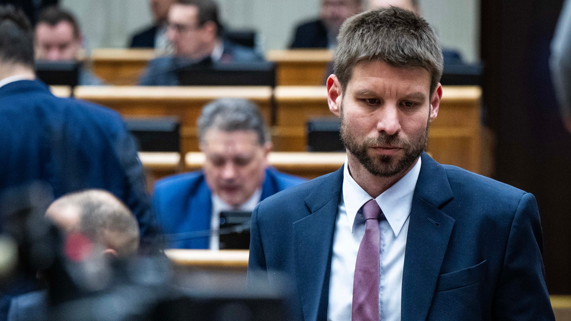 Poslanec NR SR Michal Šimečka (Progresívne Slovensko).