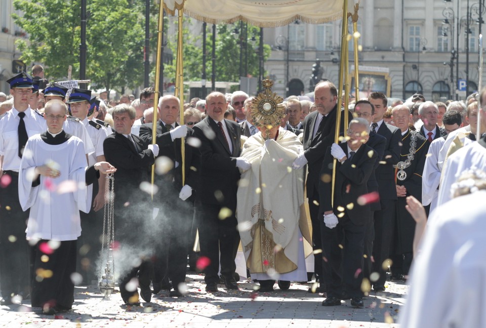 WARSZAWA UROCZYSTOŚCI BOŻEGO CIAŁA