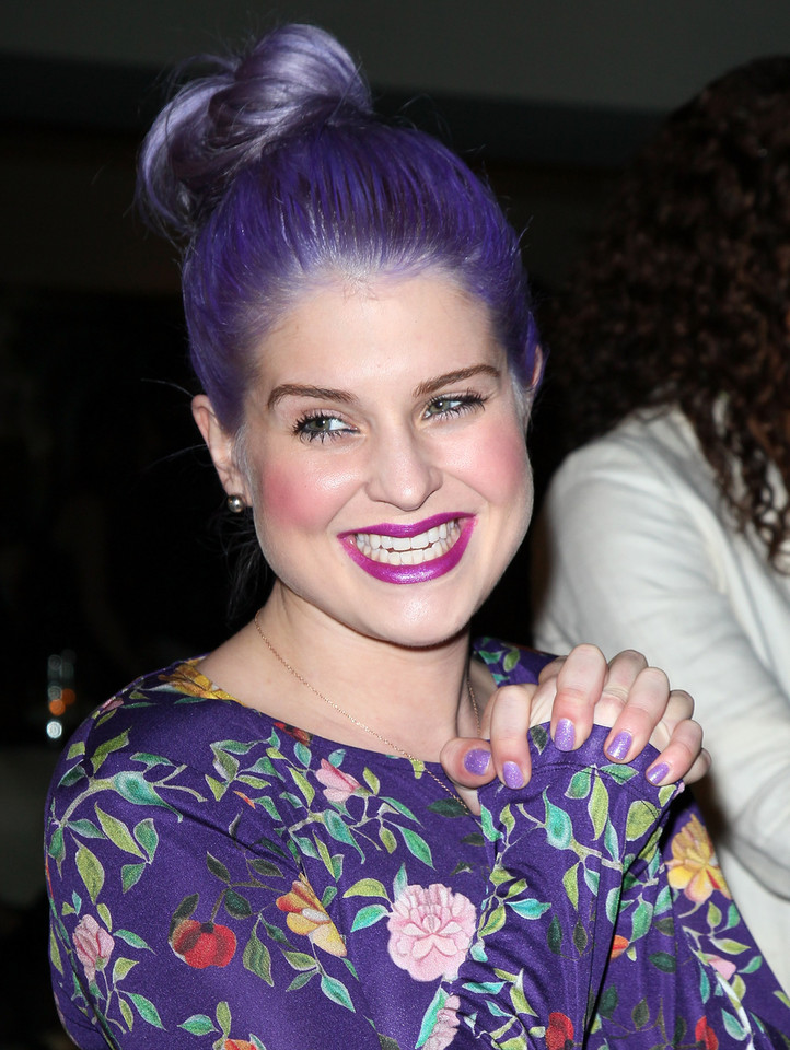 Kelly Osbourne zafarbowała włosy na... fioletowo