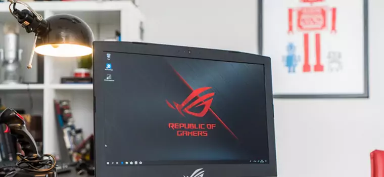 Czy laptopy dla graczy mogą już w pełni zastąpić desktopowe pecety? Testujemy ASUS ROG G703GI