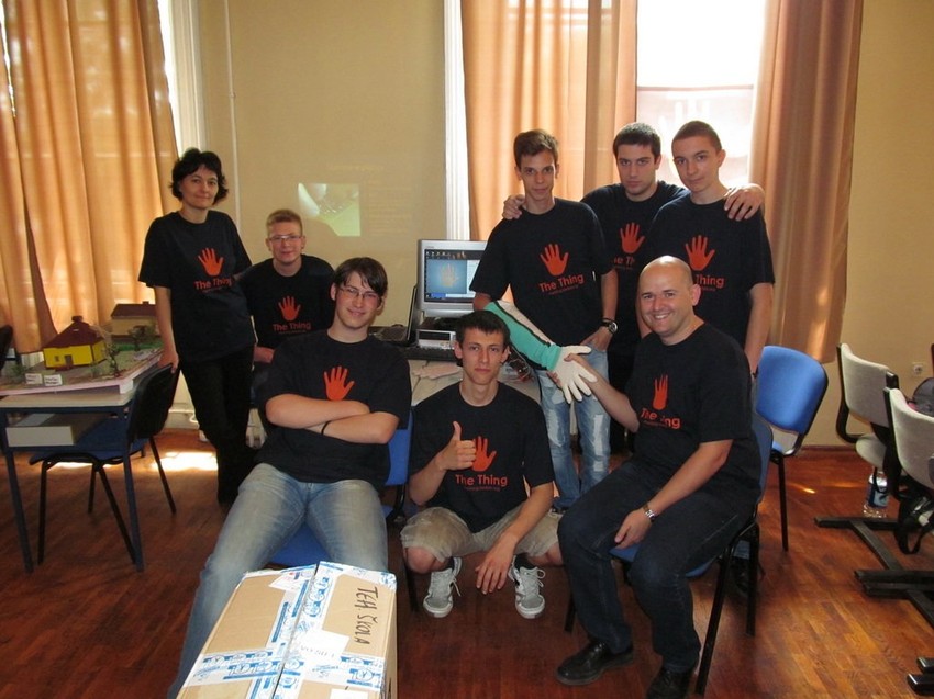 Pobednički tim robotičke sekcije