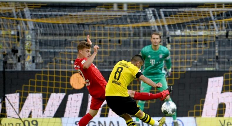 Dahoud started Dortmund's midweek loss to Bayern