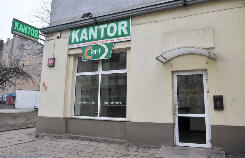 kantor w Łodzi