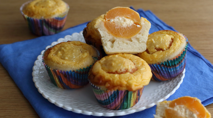 Barackos muffin recept / Fotó: Szöllősi-Kiss Orsi