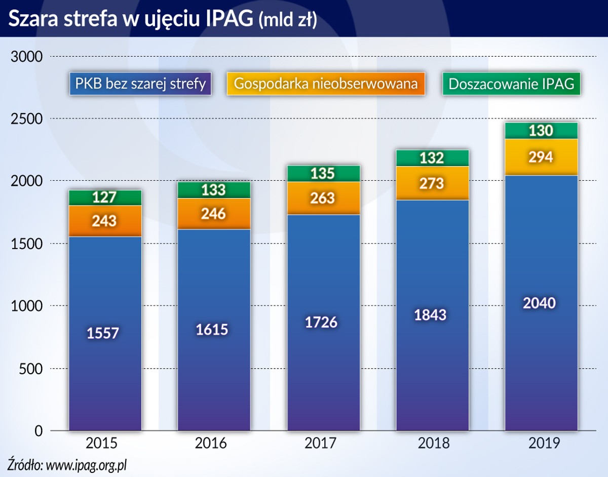 Szara strefa w ujęciu IPAG (graf. Obserwator Finansowy)
