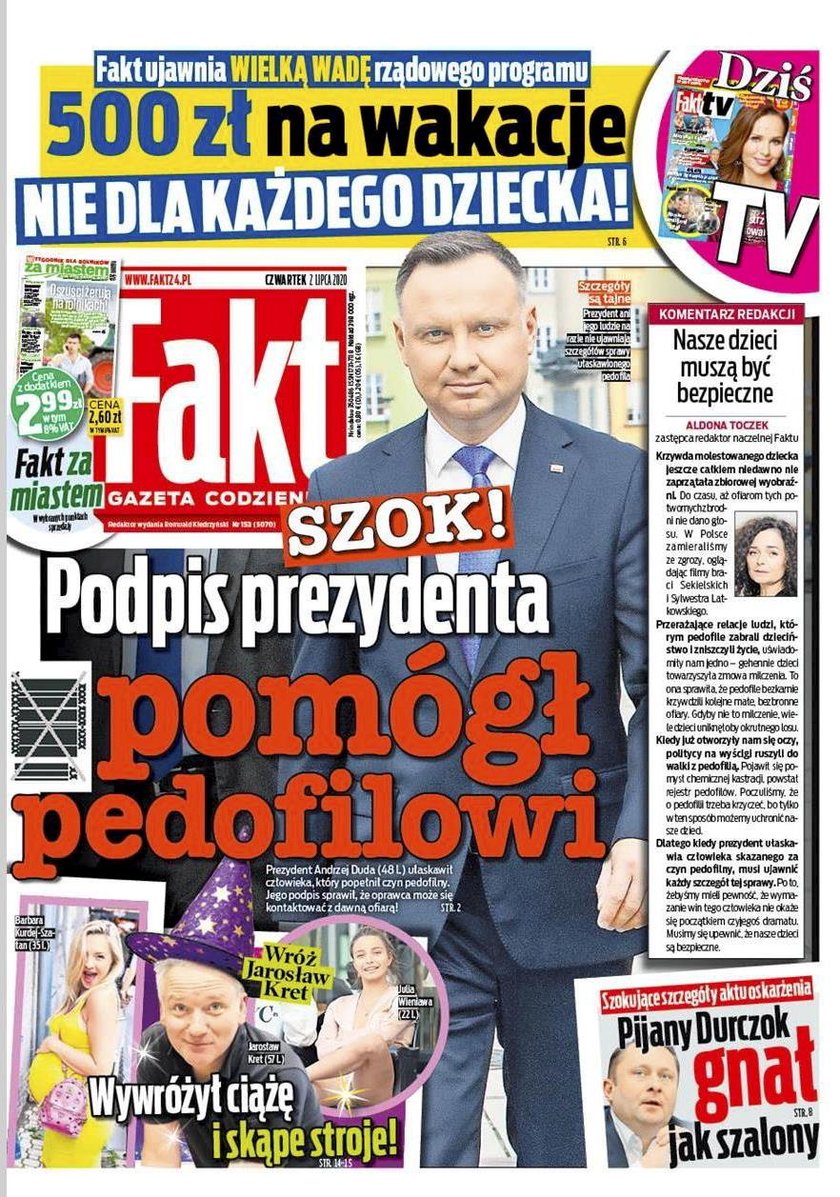 Pomoc dla ofiar, a nie prawo łaski dla pedofila!