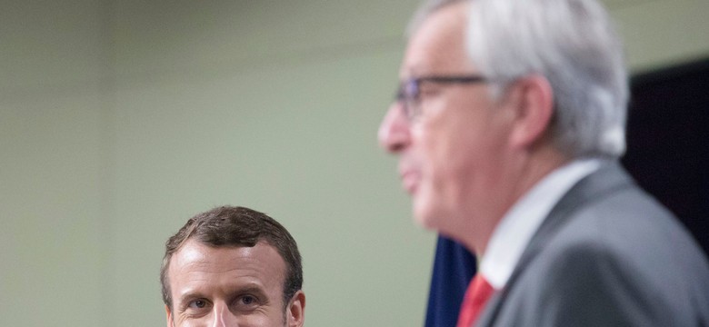 Macron i Juncker rozmawiają o dyrektywie o pracownikach delegowanych. Temu prawu sprzeciwia się Polska