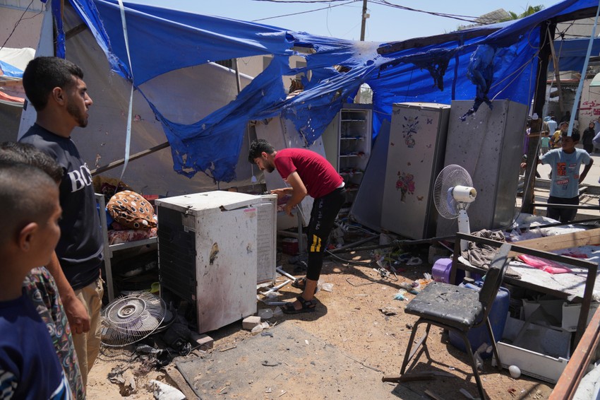 Pogođeno dvorište bolnice Al Aksa u Gazi 30. juna