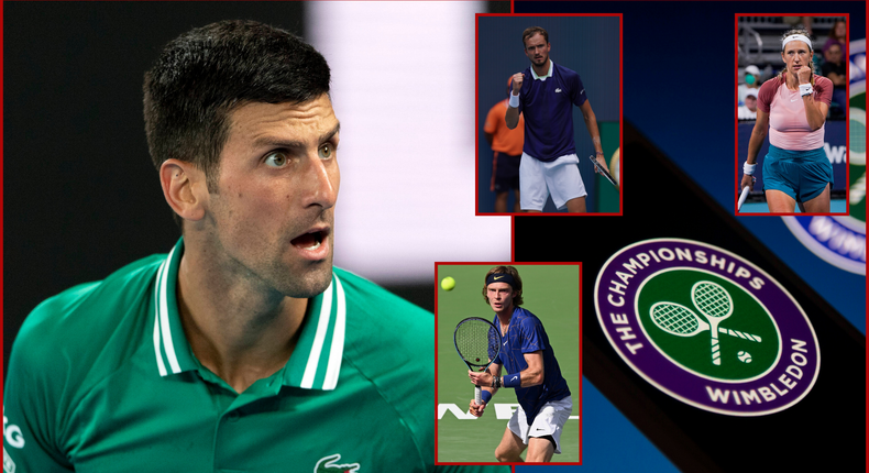 World Number One Novak Djokovic slams ban on Russian and Belarusian players from competing at this year's Wimbledon