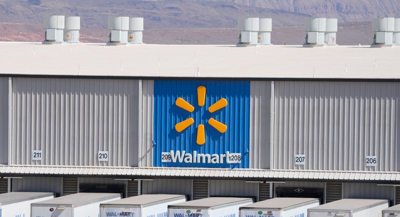 Walmart is among the companies that imports the most at the affected ports, data showed.George Frey/AFP via Getty Images