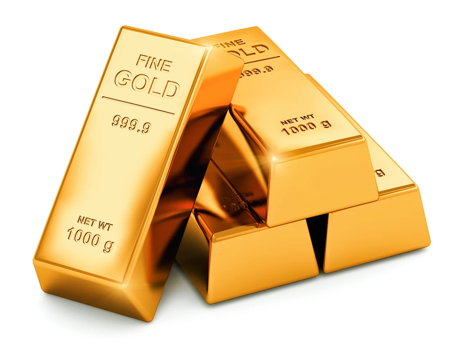 Średnioroczna cena za uncję złota (mediana) – 2000 USD.