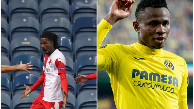 Samuel Chukwueze and Peter Olayinka starred in the Europa League on Thursday  (Twitter/Instagram)