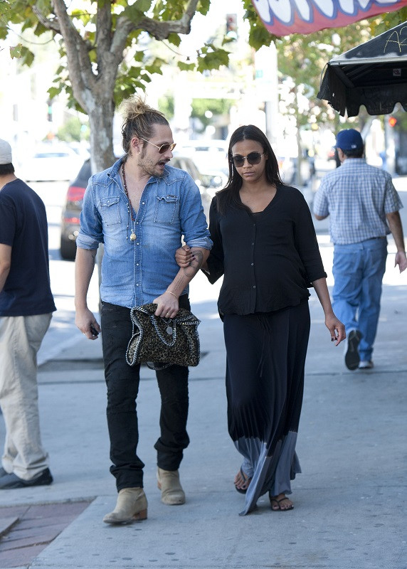 Zoe Saldana i Marco Perego