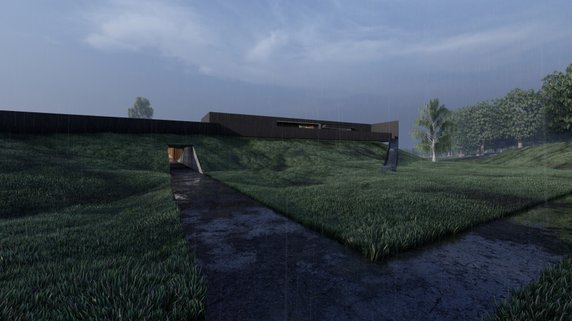 Jest nietypowy. Dom jako most projektu Mobius Architekci